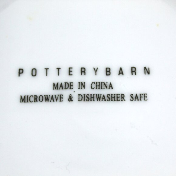 Pottery Barn DU JOUR CAFEWARE WHITE Salad Plate 7 3/4" Lot of 2 Restaurant Ware - Picture 6 of 6